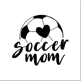 Soccer Mom Heart Ball © GraphicLoveShop Posters and Art